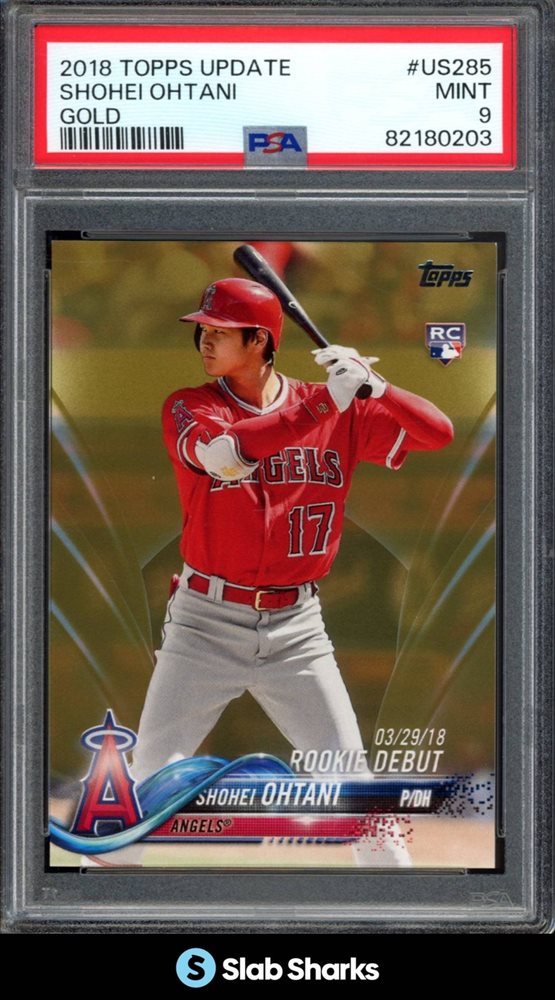 ゲームセンター・ゲームカード Topps Rookie Shohei Ohtani Gold PSA WBC 2023 Topps 2023 World Baseball Classic Stars Gold Wbc11