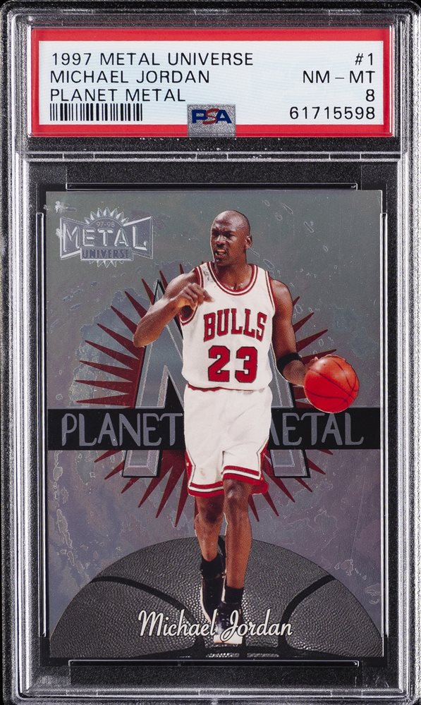 その他 PSA8 1997 l Universe Michael Jordan PSA8 1997 Metal Universe Michael Jordan