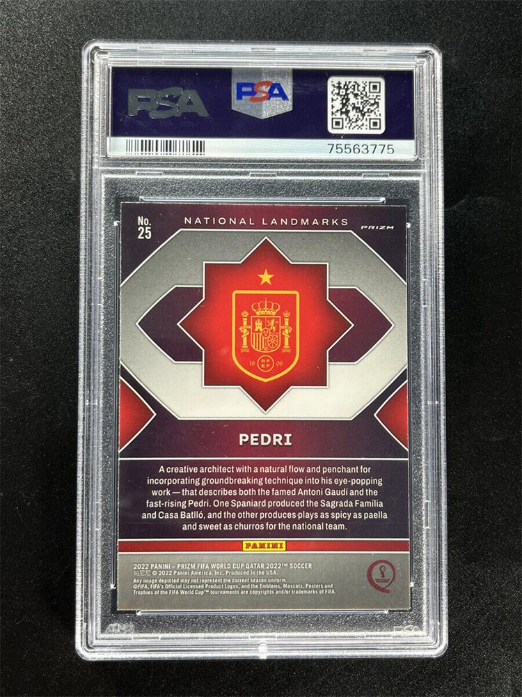 Prizm Qatar 2022 ぺドリ NATIONAL LANDMARKS Pedri 2022 Prizm World Cup #25 National Landmarks /(SSP