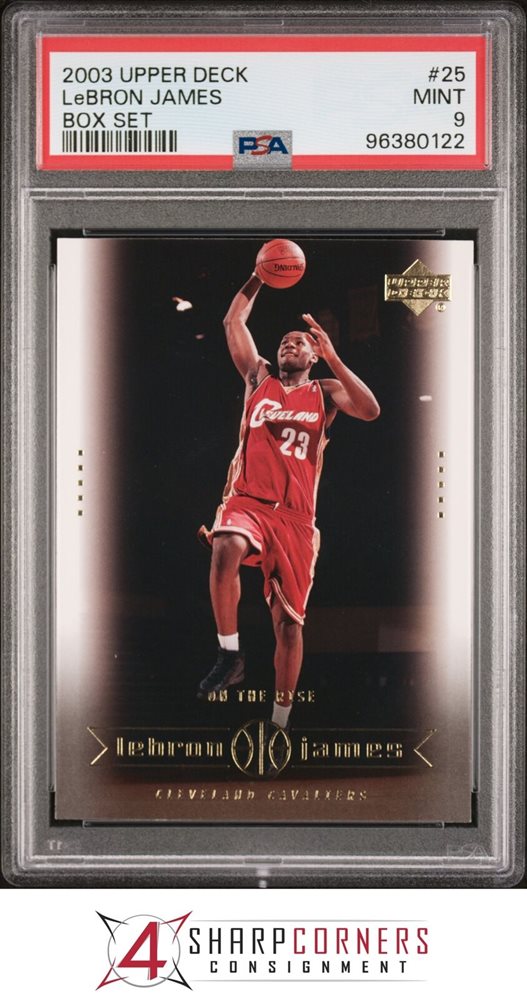 その他 2003 UD Lebron james RC PSA 9 2003 Upper Deck Box Set#9 Lebron James ROOKIE RC PSA 9