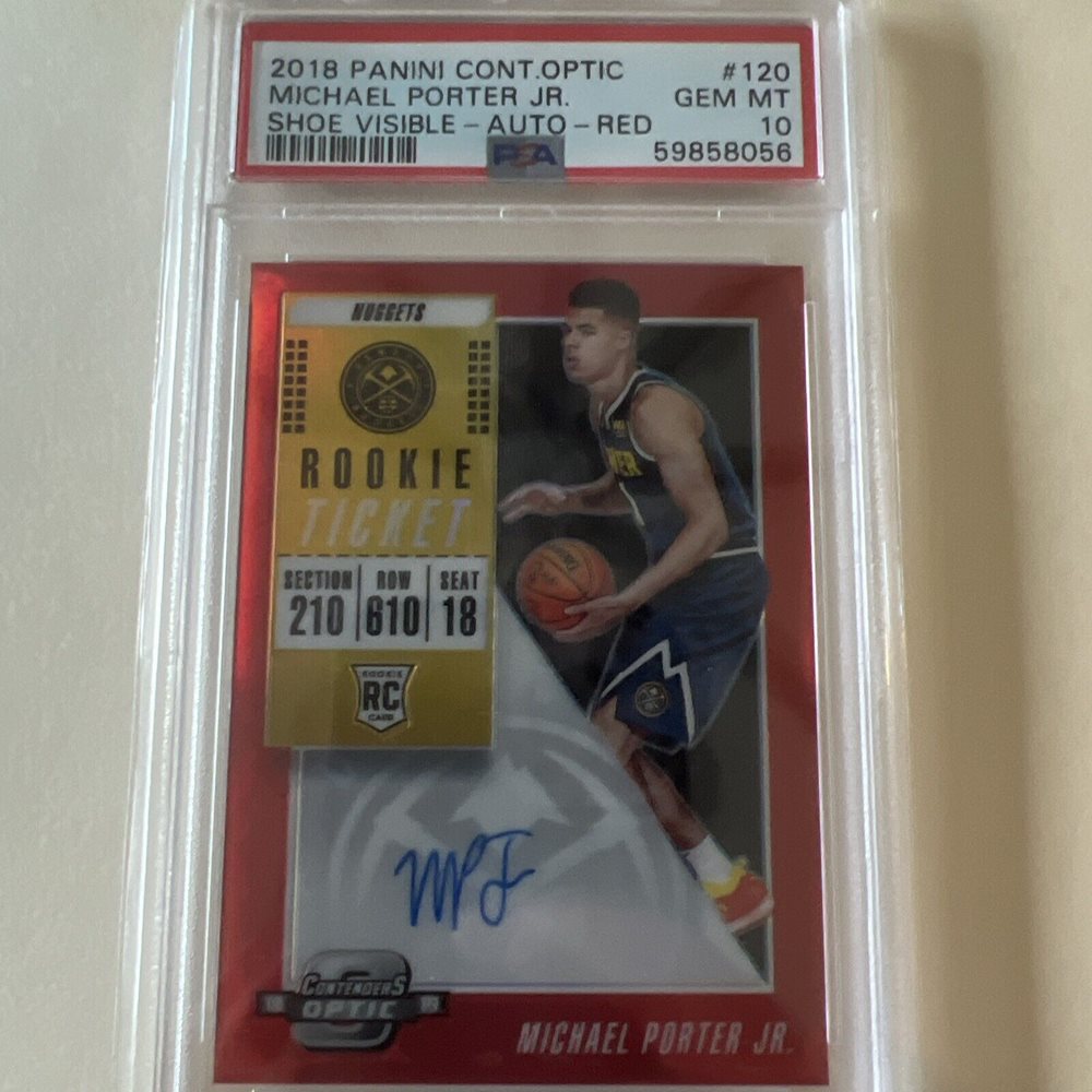 新入荷 PSA鑑定michael porter JR select green 5枚限定