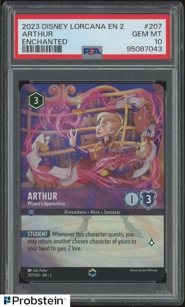 Disney LORCANA アーサー エンチャンテッド Auction Prices Realized Tcg Cards 2023 DISNEY LORCANA EN 2