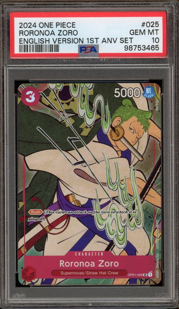 Auction Prices Realized Tcg Cards 2024 ONE PIECE ENGLISH VERSION