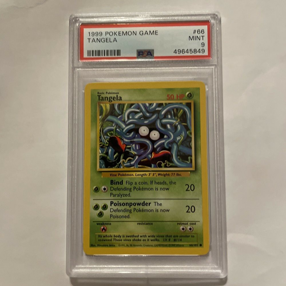 Auction Prices Realized Tcg Cards 1999 Pokemon Game Tangela