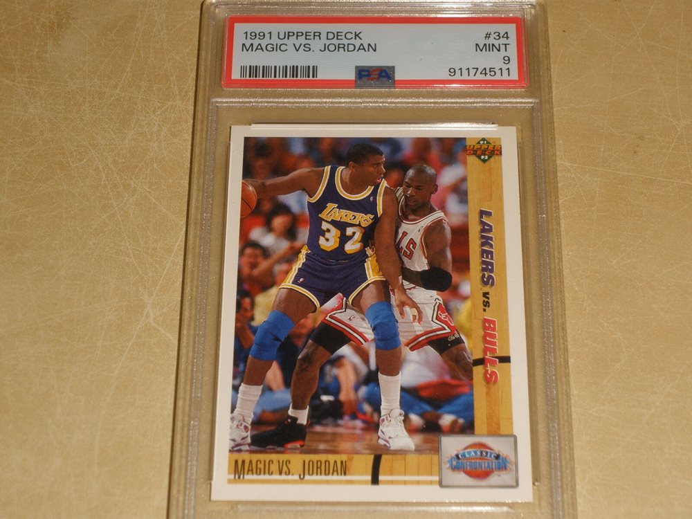 年末のプロモーション 【ヴィンテージカード】1991 Magic vs Jordan