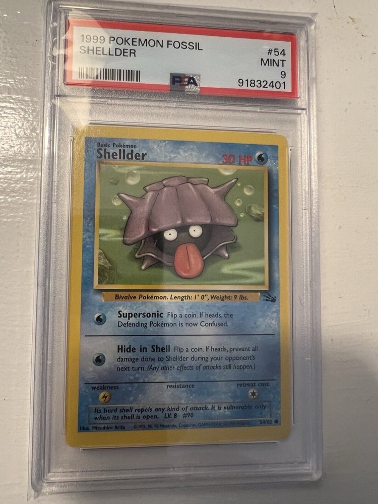 Auction Prices Realized Tcg Cards 1999 POKEMON FOSSIL Shellder