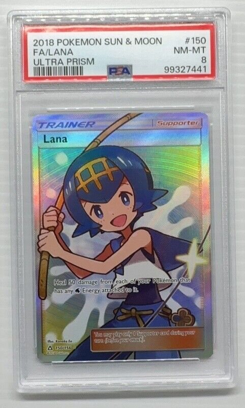 Pokemon TCG: Lana 150/156 Full Art; Lightly Played Ultra