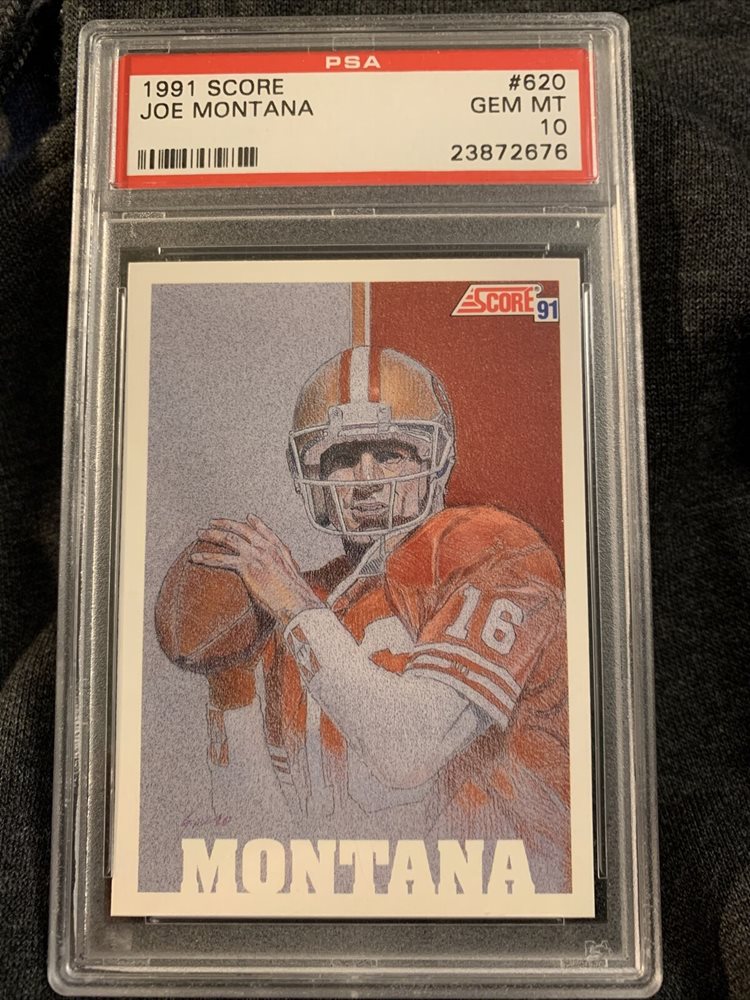 Auction Prices Realized Football Cards 1991 Score Joe Montana