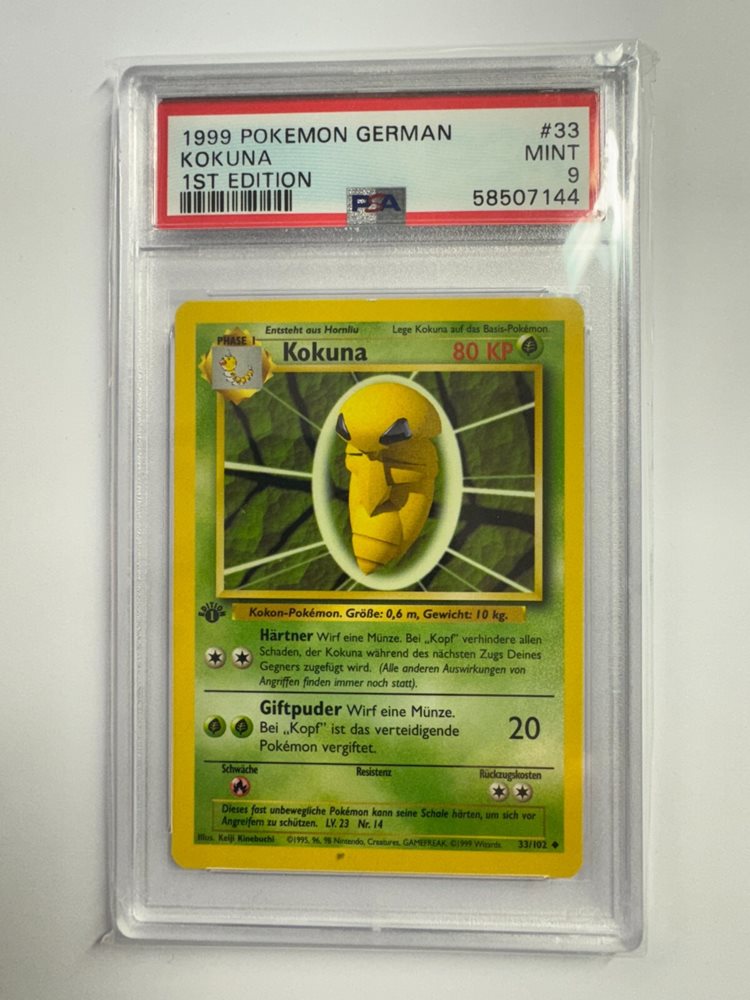 Auction Prices Realized Tcg Cards 1999 POKEMON GERMAN Kokuna