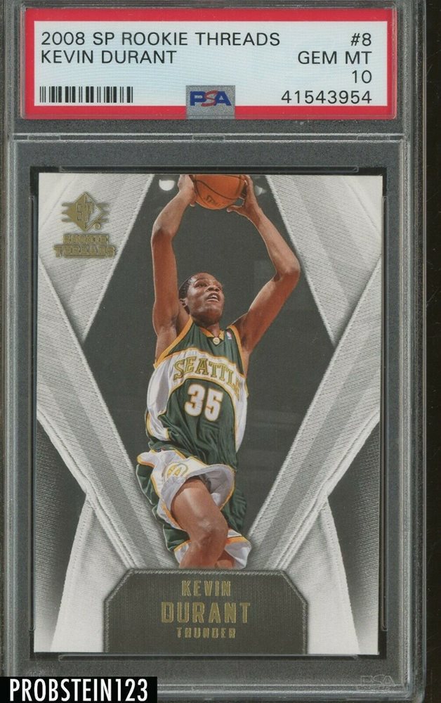 その他 PSA10 Kevin Durant Rookie 2008 SP Authen Auction Prices Realized Basketball Cards 2008 SP ROOKIE THREADS
