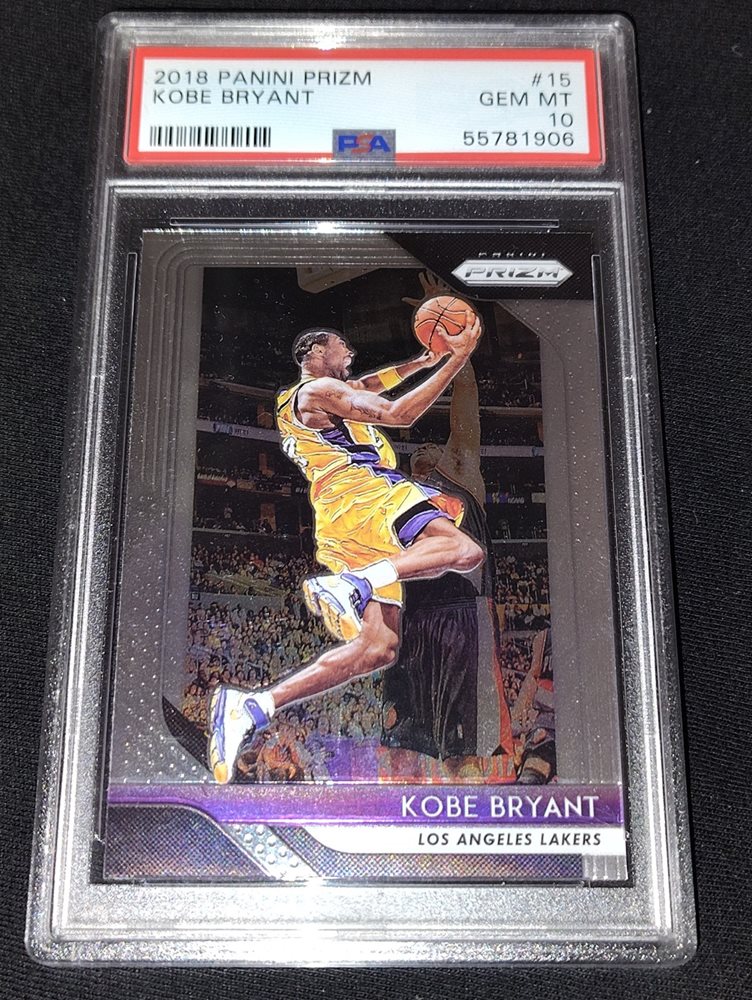 Kobe Bryant 2018 Panini Prizm Basketball Card #15 – Graded PSA 9, Authentic Collectible