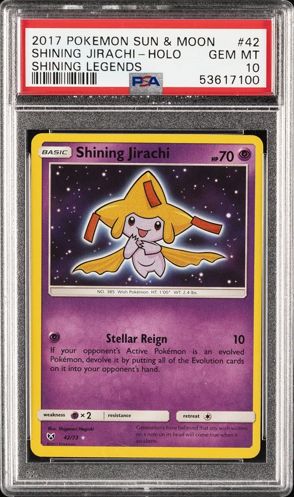 【PSA10】ひかるジラーチ/Shining Jirach Auction Prices Realized Tcg Cards 2017 POKEMON SUN & MOON