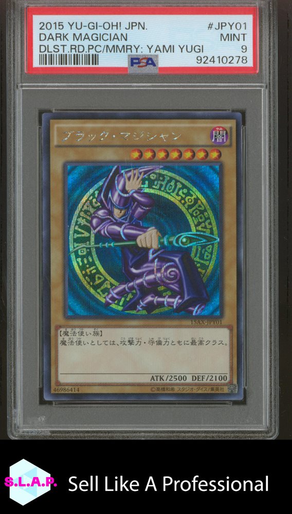 Psa 9 Mint Yu-Gi-Oh Japanese Dark Magician Lg01-Jp001 2017