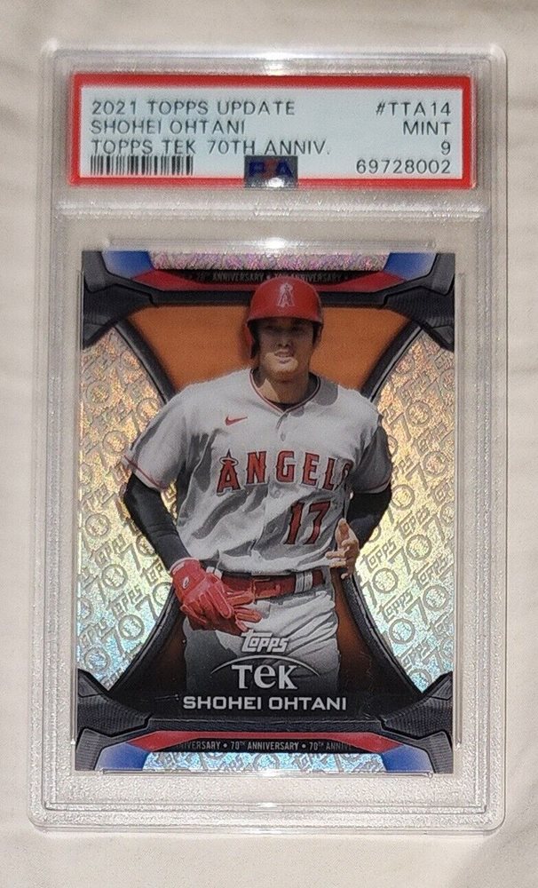 2021 Topps Update Topps Tek 大谷翔平 PSA 10 2021 Topps Update Shohei Ohtani Topps Tek 70th Anniversary
