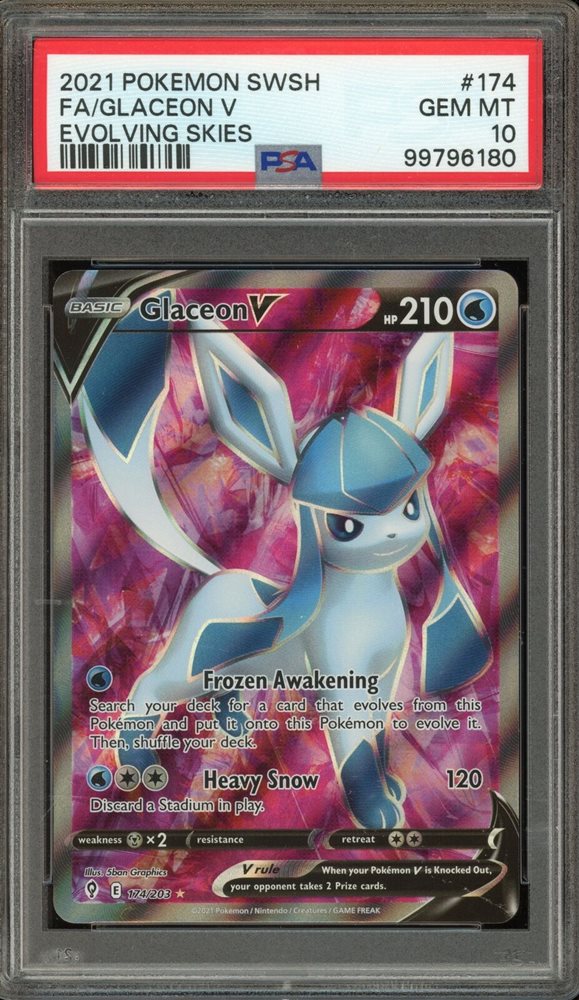 Glaceon V PSA10 グレイシア V SA PSA 10 POKEMON PSA 10 2023 Crown Zenith Glaceon V 038 (SG) | eBay