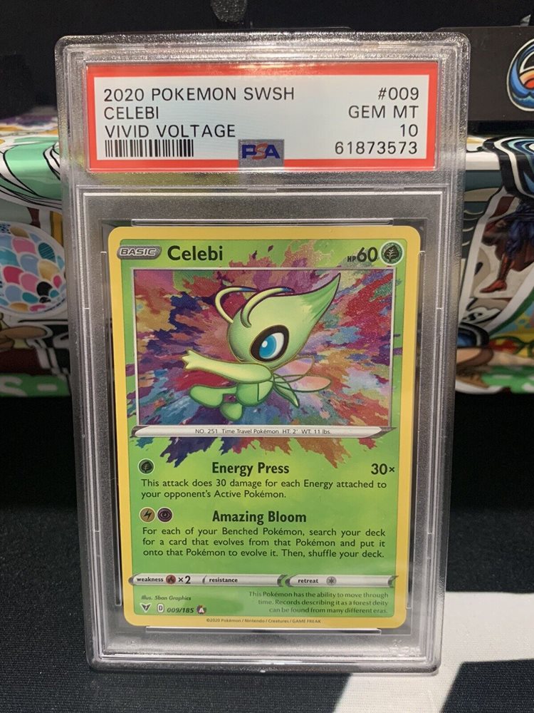 Auction Prices Realized Tcg Cards Pokemon Sword Shield Vivid Voltage Celebi