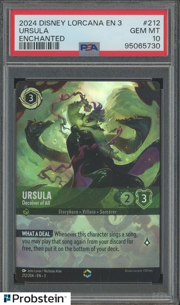 DISNEY LORCANA エルサ エンチャント PSA10