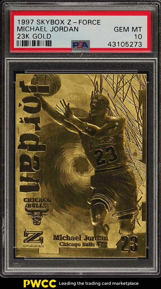 マイケルジョーダン　23kカード Auction Prices Realized Basketball Cards 1997 SKYBOX Z-FORCE