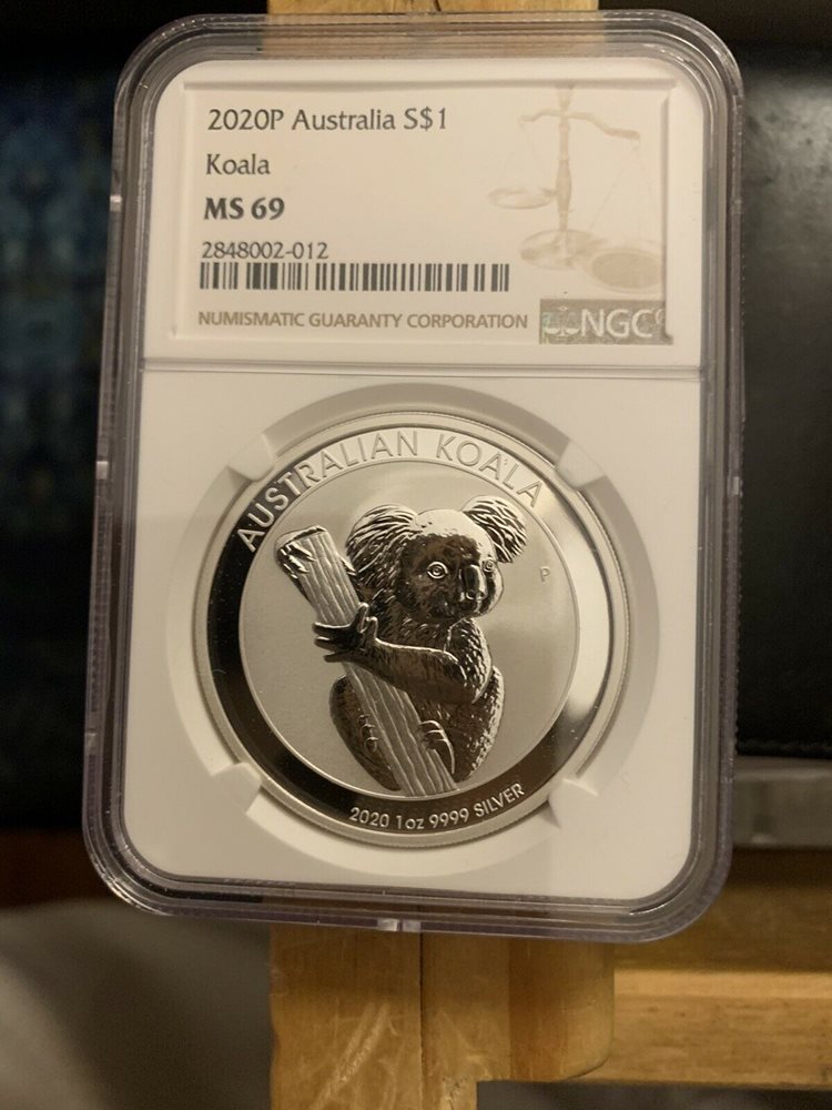 コレクション 2020 Australian Koala 1oz Silver Coin 2020 Australian Koala Silver 1 Oz Coin NGC MS69, MS69 - PCGS