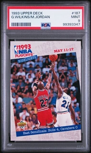 マイケルジョーダン 1993 Upper Deck PSA 9 1992-93 Upper Deck #425 Michael Jordan PSA 9 Graded