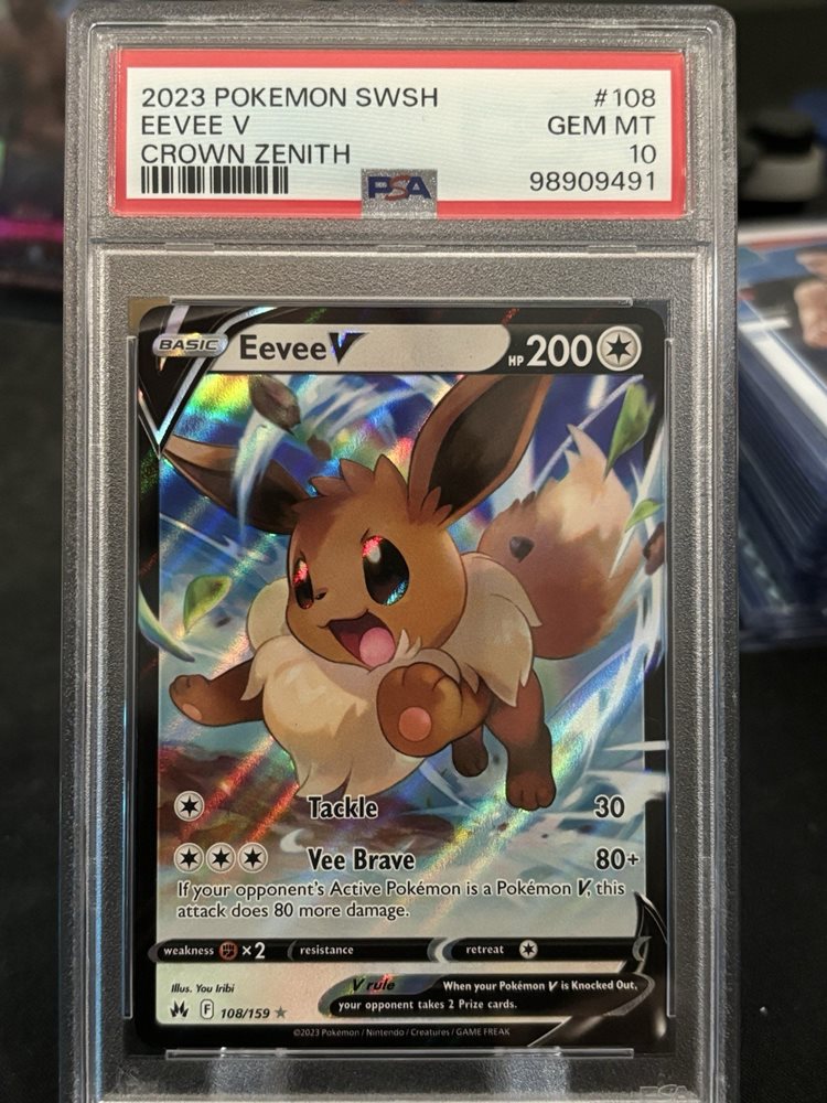 ポケモンカードゲーム Eevee v 8set psa10 Eevee v 8set psa10