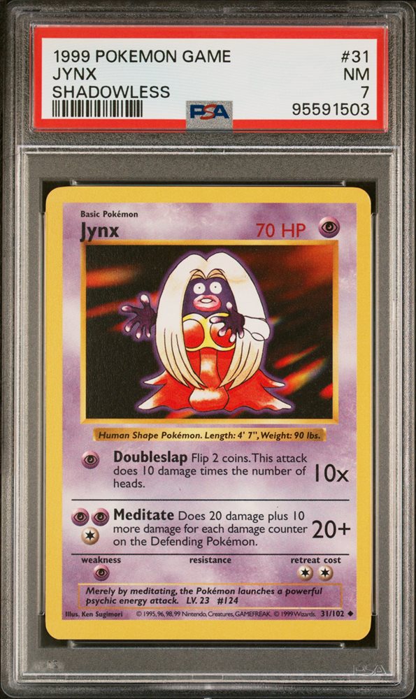 Auction Prices Realized Tcg Cards 1999 POKEMON GAME Jynx