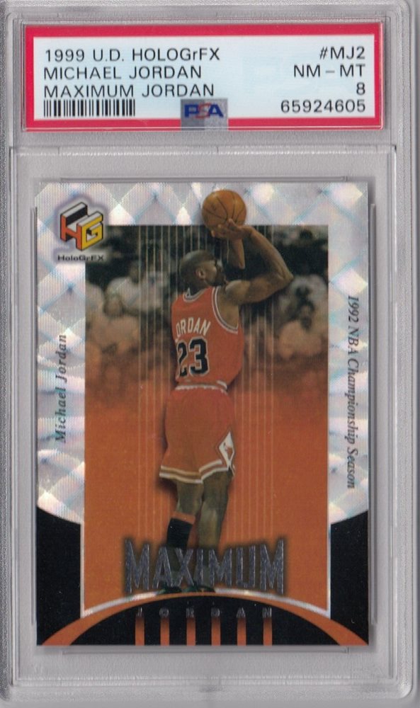 Michael Jordan - 1999 UD HOLOGrFX Card #MJ2-MAXIMUM JORDAN