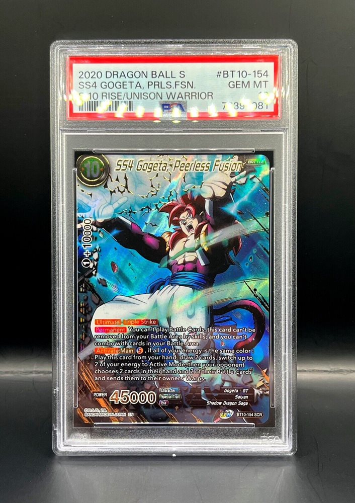 BT10-154 SCR SS4 ゴジータ シークレット BT10-154 SCR SS4 Gogeta, Peerless Fusion (2020)
