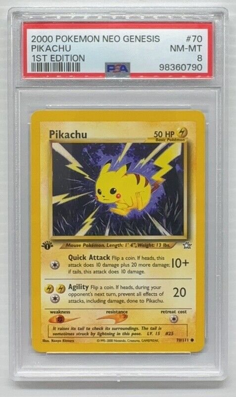 PSA10 ピジョット　123/128 カードe eカード　1st Auction Prices Realized Tcg Cards 2000 POKEMON NEO GENESIS
