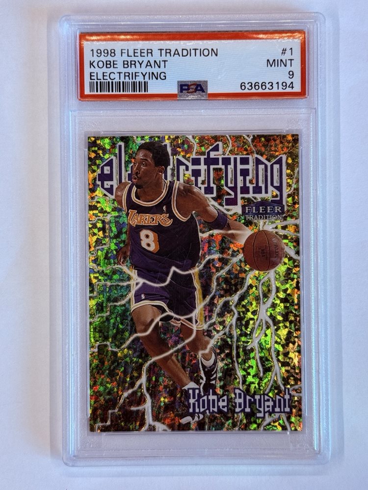 その他 1998 Fleer Electrifying Kobe Bryant #1 1998 Fleer Kobe Bryant Electrifying #1 PSA 10 Gem Mint