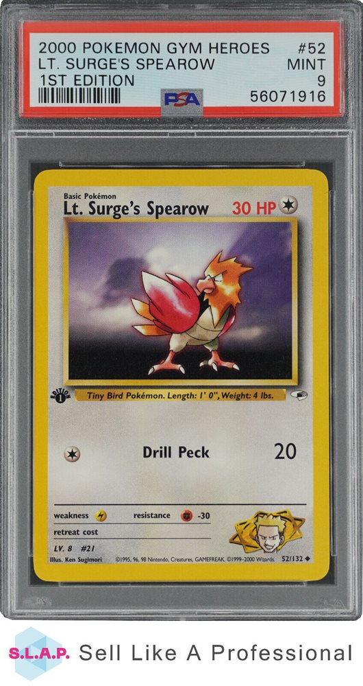 eBay Auction Item 135306978233 Tcg Cards 2000 Pokemon Gym Heroes