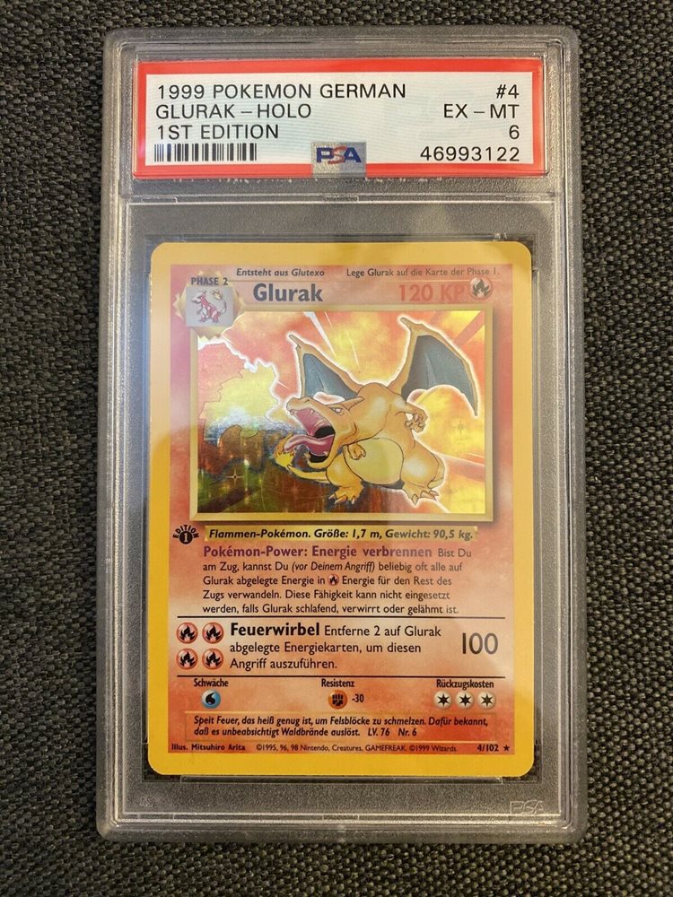 Auction Prices Realized Tcg Cards 1999 Pokemon German GlurakHolo 1ST EDITION