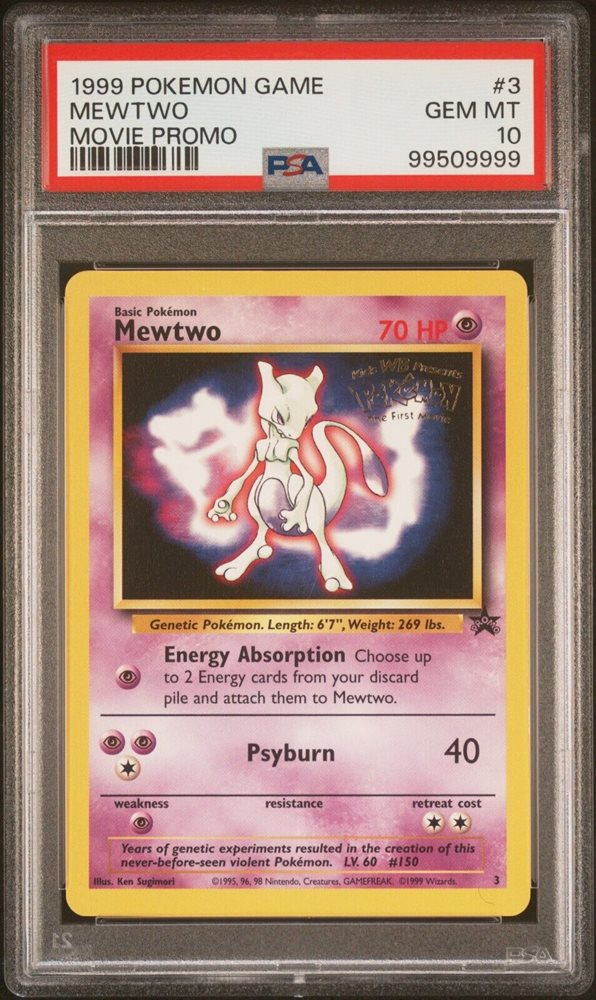 mewtwo first pokemon movie card Pokemon Movie Promo Card Set of 4 Electabuzz, Dragonite, Pikachu, and Mewtwo  : Amazon.co.uk: Toys & Games main image 1