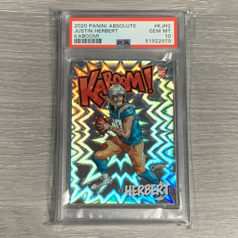 Auction Prices Realized Football Cards 2020 Panini Absolute Kaboom! Justin  Herbert