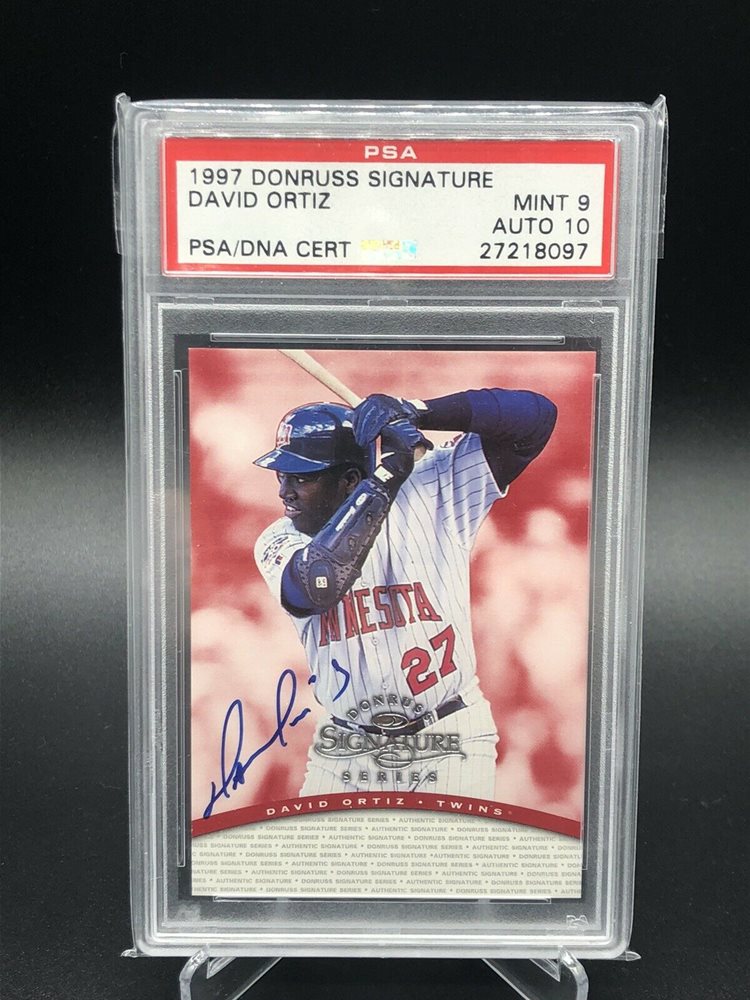 DAVID ORTIZ Rookie 問いあわせ auto DONRUSS Sig