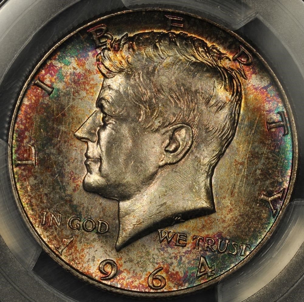 1964-P Kennedy Silver Half Dollars Lustrous BU Gems