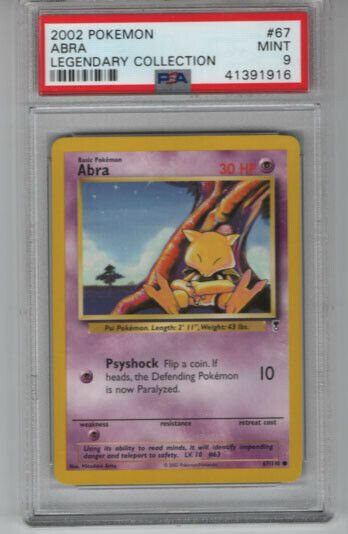 2002 abra pokemon card 2002 Pokemon Japanese Split Earth Abra #040 PSA 10 GEM MINT