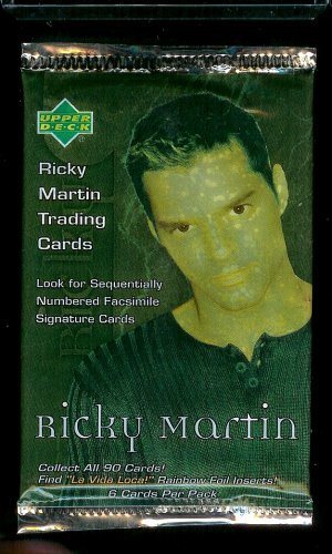 1999 6 cards per pack 4 x Sealed Packet of Upper Deck Ricky Martin
