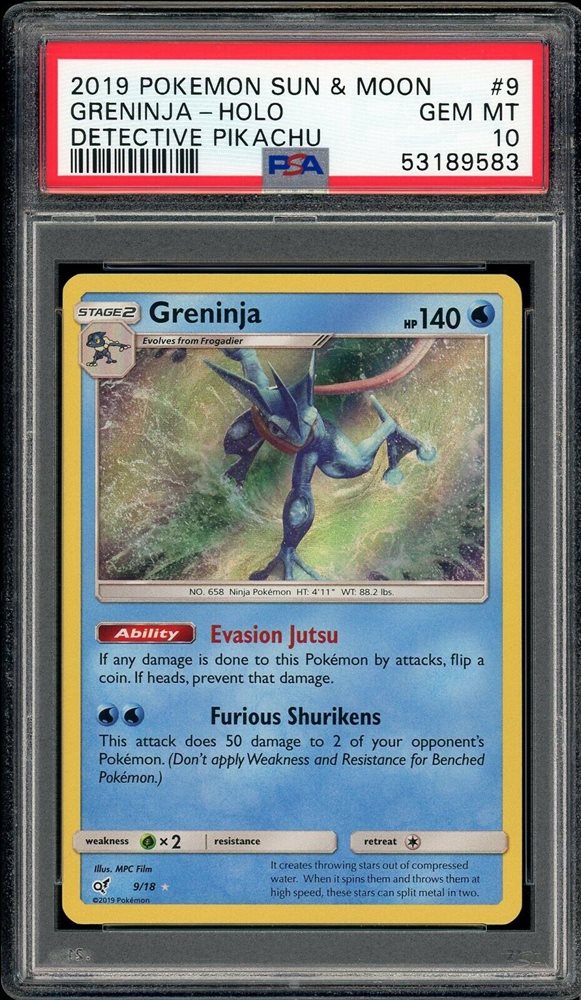 greninja pokemon card detective pikachu Amazon.com: Detective Pikachu Greninja-Gx Case File: Pokemon TCG: 2 Greninja  Foil Trading Cards + 7 Booster Pack Multicolor : Toys & Games main image 1