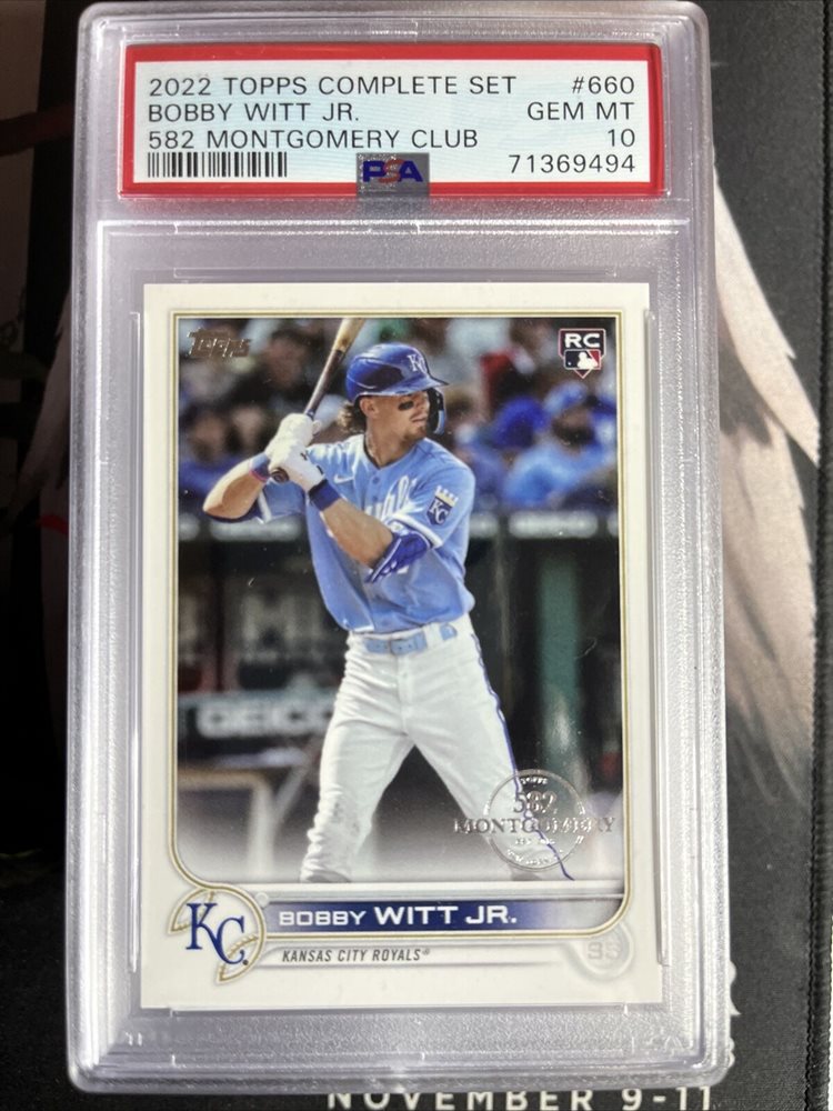 2022 topps Montgomery Bobby Witt jr