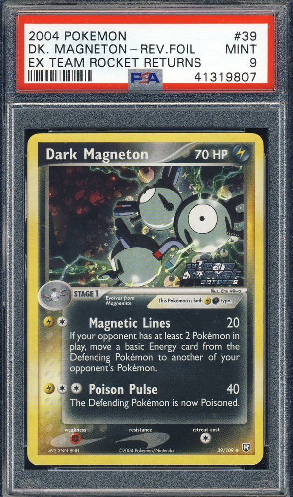 pokemon cards to invest in 2024 Dark Gyarados 25/82 Team Rocket 1st Edition Rare Pokemon Card Near Min main image 0