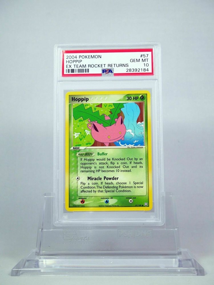 hoppip pokemon card value eBay Auction Item 112759147669 TCG Cards 2004 Pokemon EX Team Rocket Returns