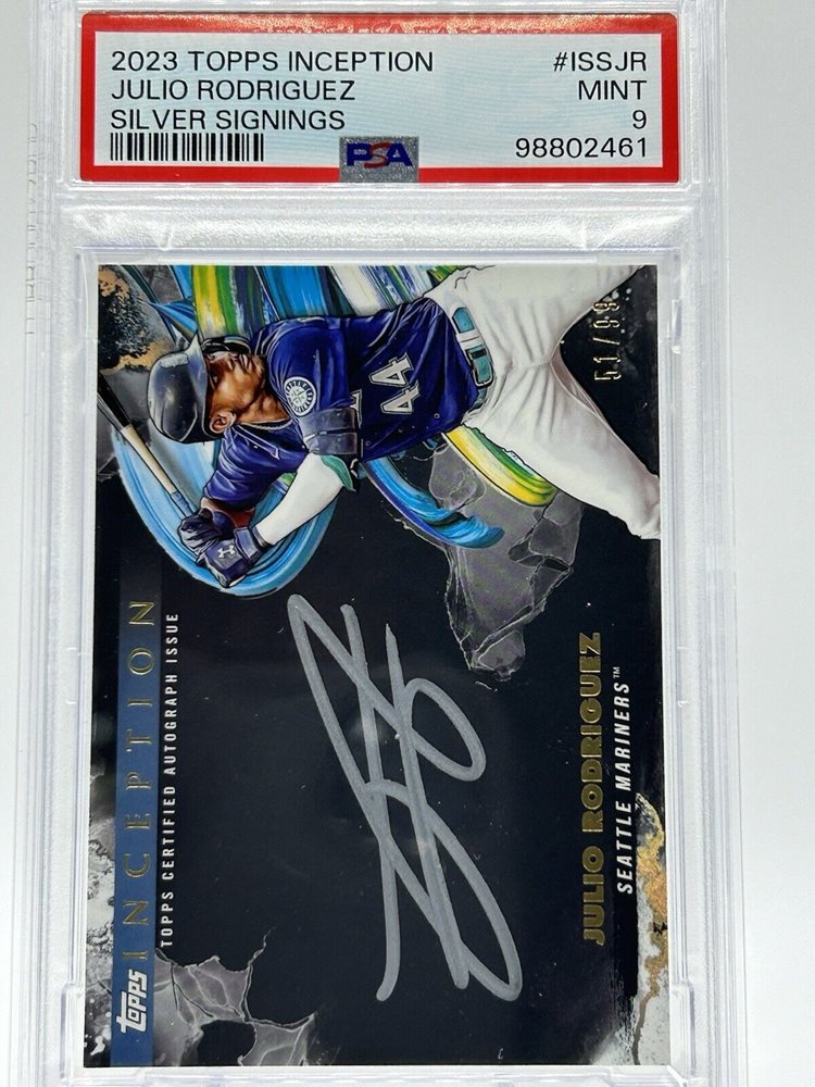 topps Julio Rodriguez & Ichiro 直筆サインカード PSA10 julio