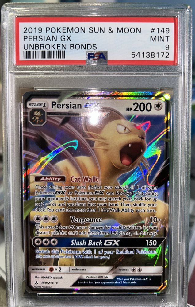 Auction Prices Realized Tcg Cards 2019 POKEMON SUN & MOON UNBROKEN