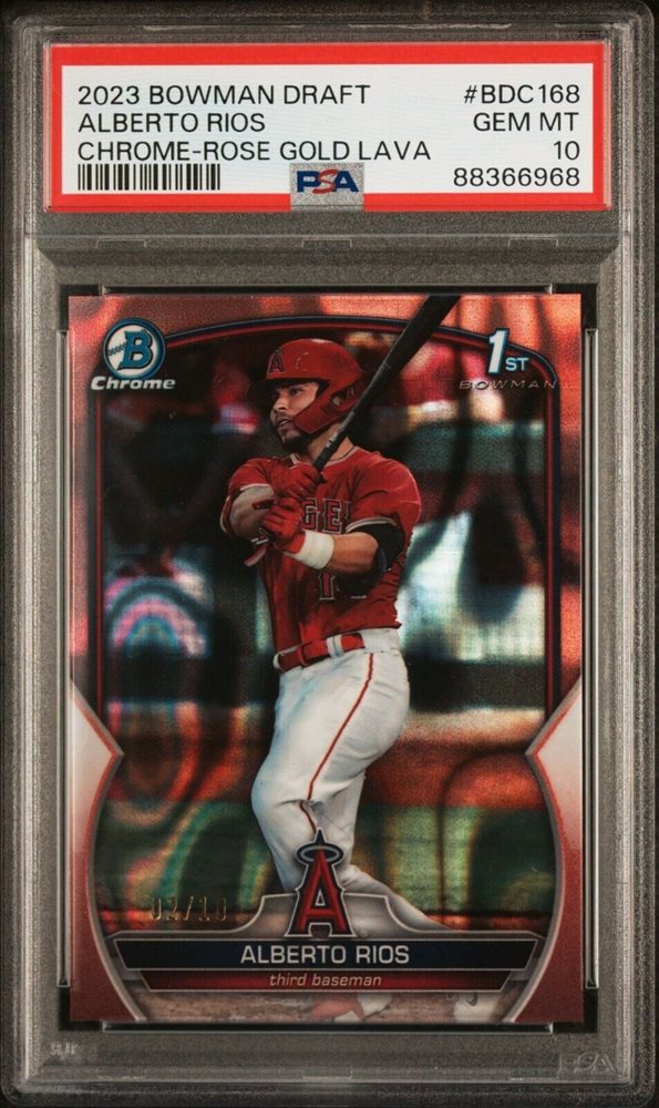Auction Prices Realized Baseball Cards 2023 BOWMAN DRAFT Alberto Rios