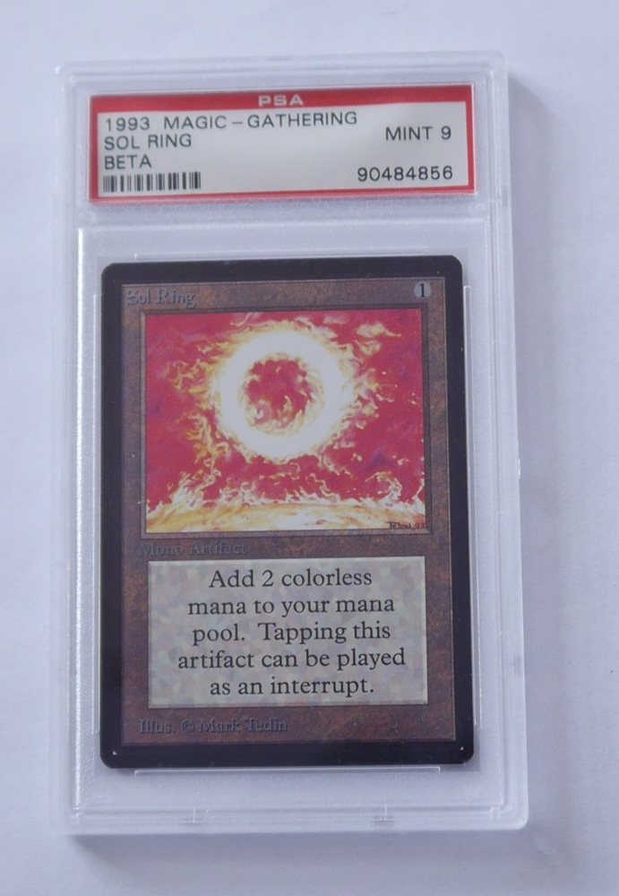 【PSA 8】MTG Sol Ring 太陽の指輪 BETA 美品 PSA 8】MTG Sol Ring 太陽の指輪 BETA 美品 鑑定品](英)太陽の指輪