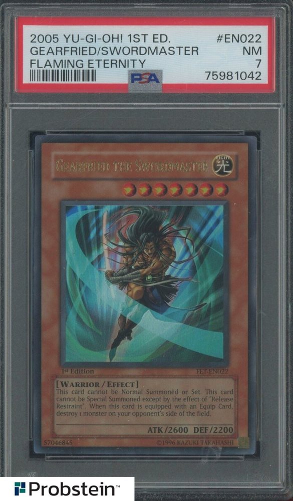 遊戯王OCG デュエルモンスターズ Gearfried the Swordmaster 1st Edition YUGIOH FIRST EDITION GEARFRIED THE SWORDMASTER SD5-EN016