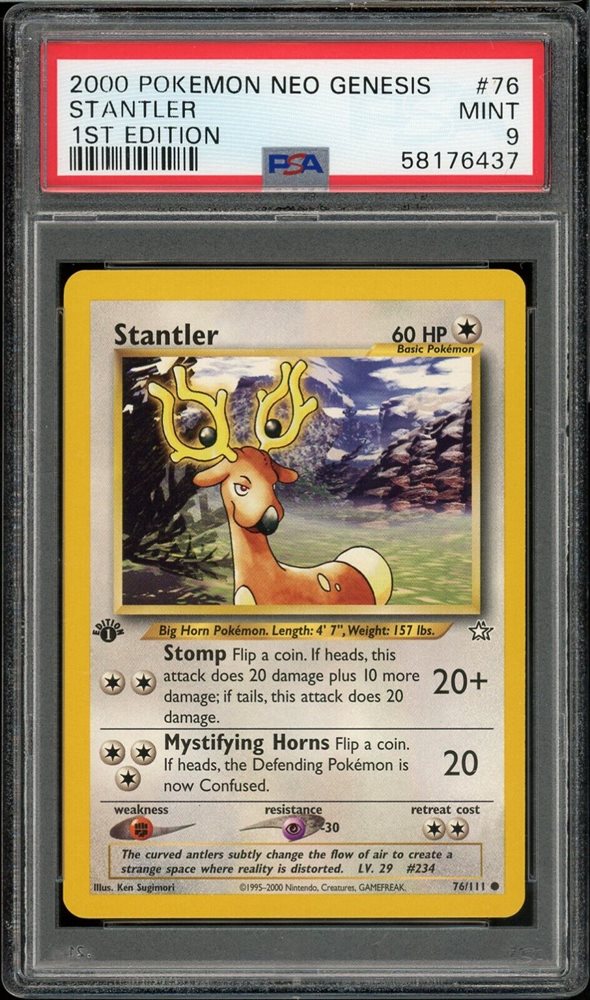 eBay Auction Item 255786087458 Tcg Cards 2000 Pokemon Neo Genesis 1st  Edition