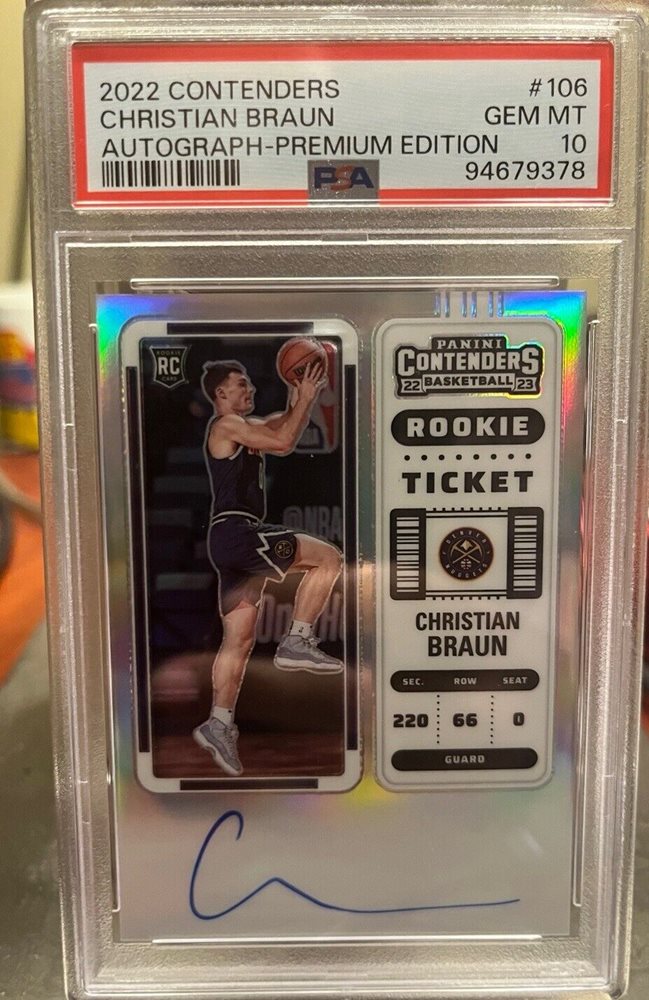 その他 Autographed Christina Braun PSA 10 Autographed Christina Braun PSA 10