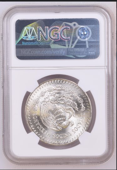 1985 Mexico 1 Onza .999 Fine Silver Libertad NGC MS66, MS66 - PCGS